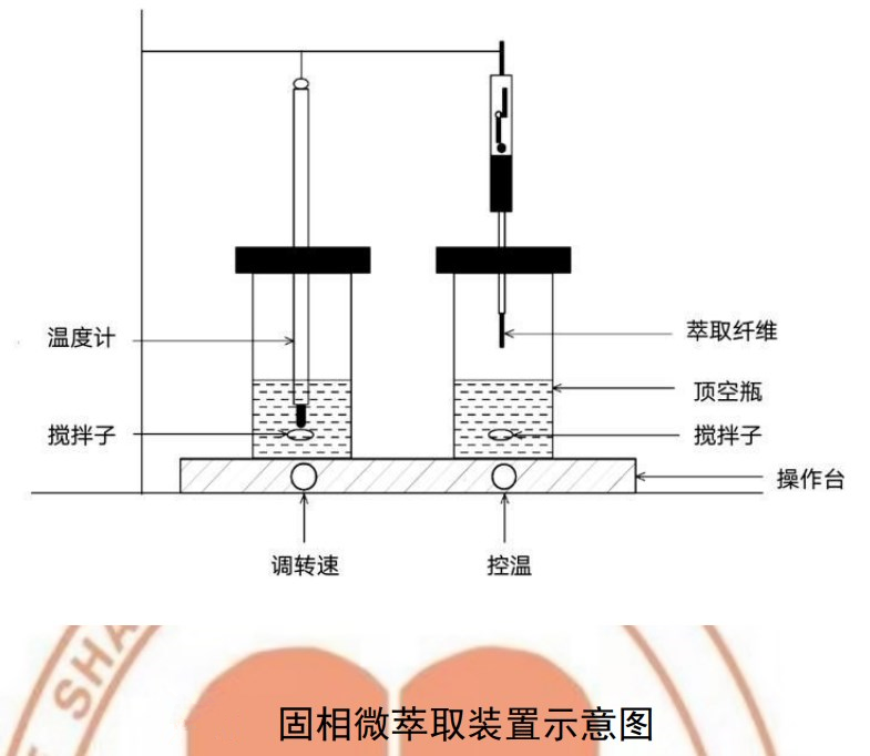 固相微萃取装置示意图